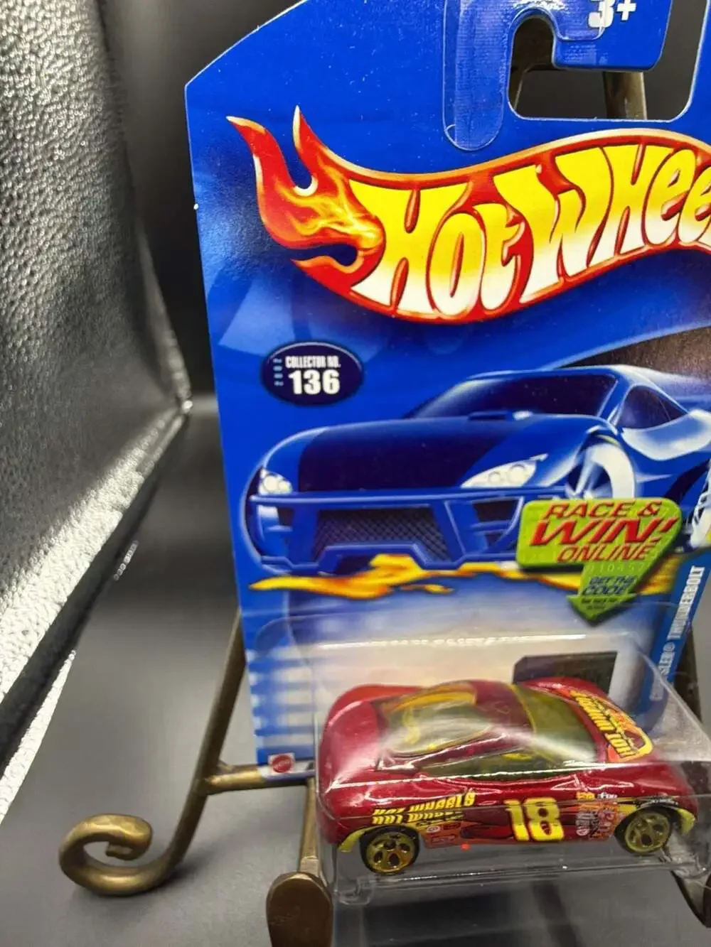 2002 Hot Wheels Collector No. 136 Chrysler Thunderbolt Die-Cast Toy Car